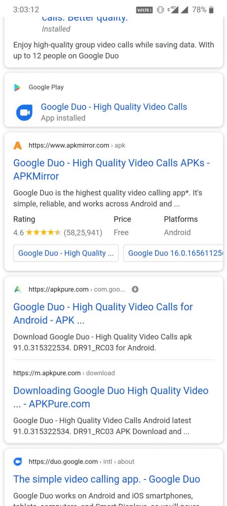 Google Duo Apk