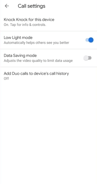 Turn on Data Saving Mode
